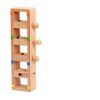 Amagogo Learning Game Interactive Puzzle with Bead Route Marble Path Knob Controls Coordination Solid Wood and Acrylic for Suitable for Daycare Road Trips Home Activities