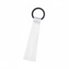 Amagogo Team Name Tag Cheerleading Labels Set with Writable Surface Elastic Loop Attachment Reusable Identification Tags Polyester Build Suitable for Practice competitions Travel, White
