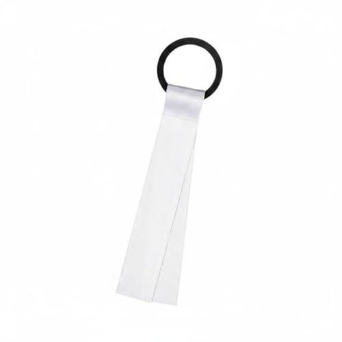 Amagogo Team Name Tag Cheerleading Labels Set with Writable Surface Elastic Loop Attachment Reusable Identification Tags Polyester Build Suitable for Practice competitions Travel, White