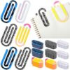 AmazingSpark 36 Pcs Back to School Teacher Gifts Jumbo Acrylic Paper Clips Sunday Appreciation Day Operation Paperclip Bookmark Book Lovers Office Classroom Supplies (Mixed Style)