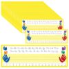 AmazingSpark 48 Pcs Left/Right Hand Cursive Name Plate for Desk, Self Adhesive Nametags with Alphabet Number Line 1-30 Waterproof Standard Alphabet Nameplates for Classroom School