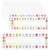 AmazingSpark 72 Pcs Desk Name Tags for Classroom 9 x 3 Inch Pastel Emotion Desk Name Plate Locker Tags for Student Teacher Classroom Kindergarten Preschool 1st, 2nd and 3rd Grade
