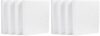 Amazon Basics 3-Ring Binder with Round Rings and Interior Pockets, 1-Inch, White, 8-Pack