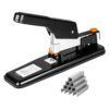 Amazon Basics Heavy-Duty Stapler, 90 Sheets High Capacity, Non-Slip, Large Office Stapler with 1000 Staples, Black