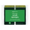 Amazon Basics Heavy Duty Scrub Sponges,Dual-Sided Design,Yellow/Green, 36 Count (6 Packs of 6), Packaging May Vary