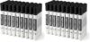 Amazon Basics Low-Odor Dry Erase Whiteboard Markers, Fine Tip, Quick-Dry, Black, 72-Pack