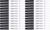 Amazon Basics Low Odor Ultra Fine Tip Dry Erase Whiteboard Markers for Teacher Supplies, Black, 24-Pack
