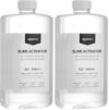 Amazon Basics Slime Activator Solution 1 QT (946ml), Easy to Use, Washable, Clear, Stretchy, Mess-Free (Pack of 2)