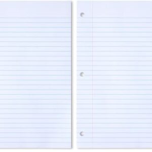 Amazon Basics Wide Ruled Loose Leaf Paper, 10.5" x 8", 150 Sheets, No Binding, White, 2-Pack