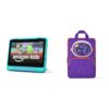 Amazon Fire HD8 Kids Pro Tablet Sleeve Bundle — Bundle includes Amazon Fire HD8 Kids Pro tablet, 64GB, Hello Teal & Spaceman Carrying Case
