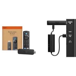 Amazon Fire TV Stick 4K Plus with AI-powered Fire TV Search, Wi-Fi 6 & All-New Made for Amazon USB Power Cable Bundle