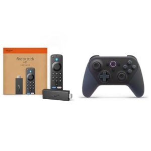 Amazon Fire TV Stick HD with Alexa Voice Remote & Official Luna Wireless Controller Bundle