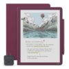 Amazon Kindle Scribe Essentials Bundle - Amazon Kindle Scribe Colorsoft (64GB) - Fig, Premium Pen, Premium Leather Executive Folio Cover-Fig,Power Adapter