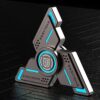 AMEIYUN Fidget Hand Spinner, Luminous Durable High Speed Silent Bearing Precision Metal, Silent Bearing, Relieve Stress & Anxiety Toys Gifts for Adults & Kids (Blue,C)