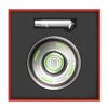 AMEIYUN Metal Finger Spinner UFO Model Anxiety Toy for Adults Antistress Fidget Toys Light Gadgets Zinc Alloy DIY Funny Toy for Children (Silver,A)