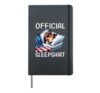 American Collie Pajama US Dog Lover Collie Hardcover Journal, Black