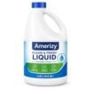 Amerizy Low-Splash Bleach, 81 fl oz Household Liquid Bleach for Laundry and General Household Cleaning, Controlled Pour Formula, Easy-Handle Bottle, 1 Count