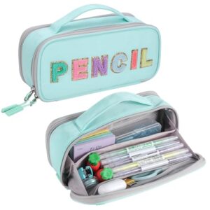 Amersun Pencil Case Pouch Bag for Girls & Teens,Large Capacity Pen Box