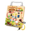 AMGAMGTS Busy Board, Montessori Educational Toy for Toddlers