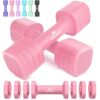 Amonax Adjustable Dumbbells Set, 1kg/2kg/3kg/4kg/5kg Dumbbell Pair, 4-in-1 and 5-in-1 Weights Dumbbells Set Women Men, Free Weights for Home Gym, Workout Hand Weights for Strength Training