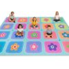 Amoreopia Kids Classroom Rug, 7.6' x12' Classroom Carpet with 24 Seating Spots, Classroom Area Rug for Preschool, Non-Slip Backing Easy to Clean Daycare Rug for Kindergarten, Homeschool & Playroom