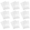 Amosfun 100pcs Binder Page Protectors A4 Heavy Duty Plastic Sheet Protectors with Reinforced 11 Holes Tear and Wear Resistant Lightweight Sleeves for Documents and Recipes, for School