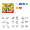 AMOS Sun Deco Window Art Suncatcher Kit — 10.5 ml x 6 Colors — 18 Small Suncatchers for Kids (Animal World Mix), DIY Stained Glass Painting Craft Kit