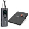 AMPSOS 170W Power Bank 25000mAh with 36W Portable Solar Panel, 100W USB-C Laptop Charger, 90Wh Flight-Safe Battery Pack, Built-in MPPT Solar Charging Kit for MacBook, iPhone, iPad & Camping