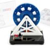 AMQYDT Brushless Motor Model Coil Brushless Motor, Physics Demonstration Kit with Blue Led Light Ring, 1000-1500 RPM, Type-c Powered Educational Science Model for Classroom Stem Learning