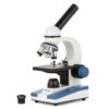 AmScope M150C / M150C-I 40X-1000X All-Metal Optical Glass Lenses Cordless LED Student Biological Compound Microscope