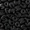 ANCADN 500g/160pcs Black Large Hole Letter Beads for DIY Jewelry Making