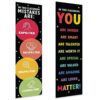 Andaz Press 13"x48" Large Learning Motivational Classroom Banner Poster Sign for Teachers Bulletin Board Door Wall Decor, Classic Rainbow Theme Decorations for Elementary, Middle School, 2-Pack