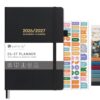 And Per Se Academic Planner 2026-2027 – Weekly & Monthly Planner, July 2026 to June 2027, A5 Leather Hardcover with Inner Pocket – Student & Teacher Organizer, 5.7" x 8"(Black)