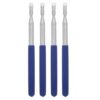 ANDRESLAD 4pcs Telescopic Handheld Pointer Stick for Teachers, Adjustable Length 8.3" to 39.4", Stainless Steel and Silicone Material, Portable and Sturdy for Classroom Activities