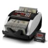Aneken Money Counter with Value Count, UV/MG/IR Counterfeit Detection for Dollars Euros Machine with Count/Add/Batch/Auto Modes, Cash Counter with External LCD Display, White