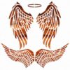Angel Wings Drawing Stencils, 12x12inch 2 Pairs of Dreamy Wings Pattern Painting Templates for Scrapbooking, Fabric, Floor Furniture, Wall Art