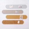 Anglechic Cork Board Felt Strips 4 Pack 24 x 4 Inch Cork Boards for Walls with 15 Push Pins, Adhesive Felt Strip Board, Sound Absorbing Photo Vision Boards for Office Home School Walls