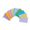 Angoily 9pcs Ruled Index Cards with Rings, Colorful Horizontal Flashcards for Writing and Rearrangeable Notes, Paper Material with Iron Rings, for Study and Presentations in Random Color