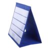 Angoily Blue Table Pocket Chart Stand for Classroom and Group Activities PVC and Paper Material Easy Assembly and Storage Desktop Chart Holder for Photos