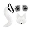 Animal Cosplay Masque - Costume Prop with Tail and Animal Paw Gloves