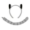 Animal Headbands Lemur Headwear Costume Dress Up Props with Tail