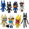 Animal Hospital Building Blocks Figures, Horror Game Character Mini Bricks Model Kit, Collectible Assemble Toys Desk Decor Gift for Game Fans