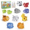 Animal Number Learning Toys for Toddlers Kids 3-5, 10 Unique Animals