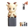 Animal Sound Fidget Clickers, Cute Push Button Noise Maker Keychain Toy, Squeaking Animal Keyboard Fidget Toy for Adult C
