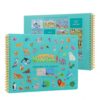 Animal Sticker Book for Toddler Kids: 580+ Stickers, 13 Habitats 14 Coloring Pages for Ages 3-8, Travel Activity Toy for Car or Airplane, Creative Learning, Birthday Gift for for Girls and Boys