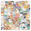 Animal Stickers 100PCS, Water Bottle Stickers for Teens/Kids, Kawaii Cartoon Stickers for Skateboard Laptop