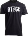 Ann Arbor T-shirt Co. ATGC | Funny Chemistry Chemist Biology Science Teacher for Men Women DNA T-Shirt-(Adult,S) Black