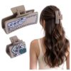 ANNASAMDO, 2 Pack Poker Card Charms Hair Clips Claw Playing Card for Women