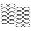 Anneome 192pcs Black Polyester Refill Loops for Potholder Loom, Elastic Stretch Bands Smooth Texture and Stable Rebound, for Pot Holder Projects and DIY Crafting