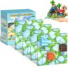 Annexfun Magnetic Blocks Base Plate,4PCS Magnetic Cubes Base-Plate for Magnetic Building Blocks Placing(4" x 4")，STEM Toys for Kids 3-10 Years Old,Perfect for Birthday Gifts Toys